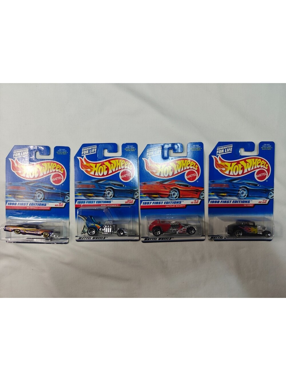Vintage Hot Wheels Lot of 4 1997-1999 First Editions Sealed Mattel